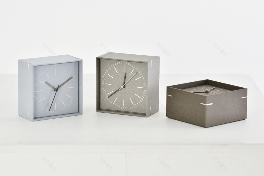 Oguchi 设计的褶皱纸板架和盒钟-11