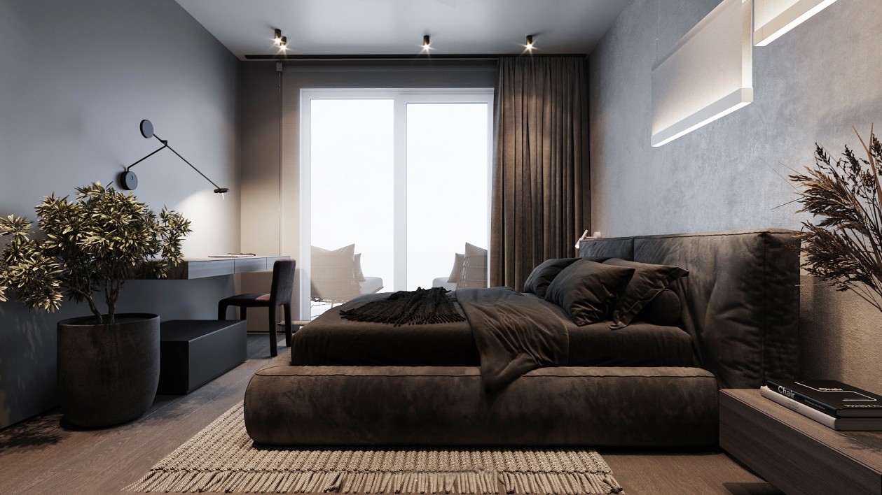 95㎡ 现代简约风公寓-19