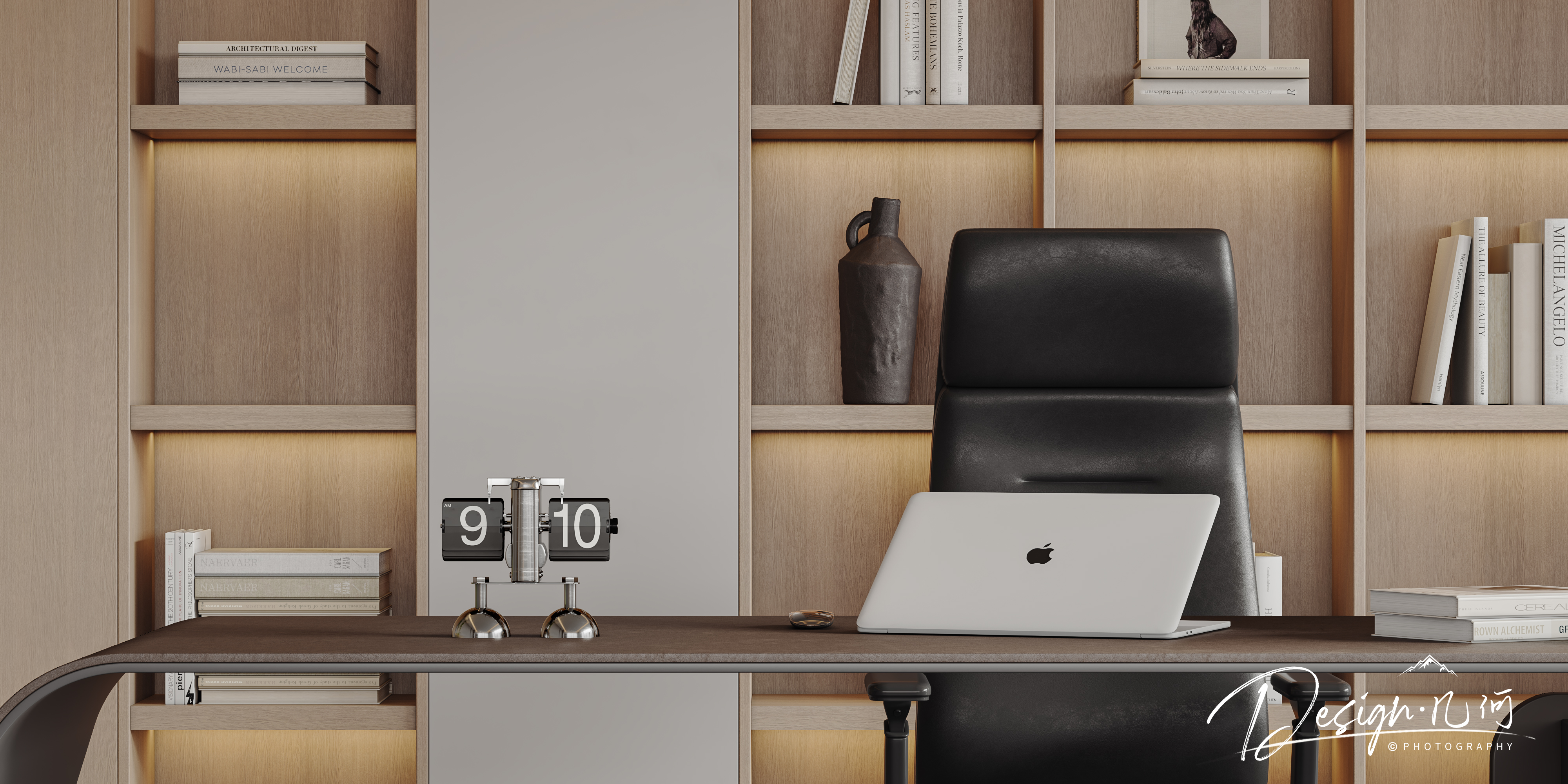 几何空间视觉表现 | 工装总经理办公室-2