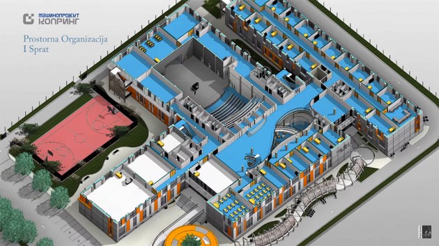 诺维萨德伊西多尔·巴伊奇音乐芭蕾舞中学建设项目丨Mašinoprojekt Kopring-24