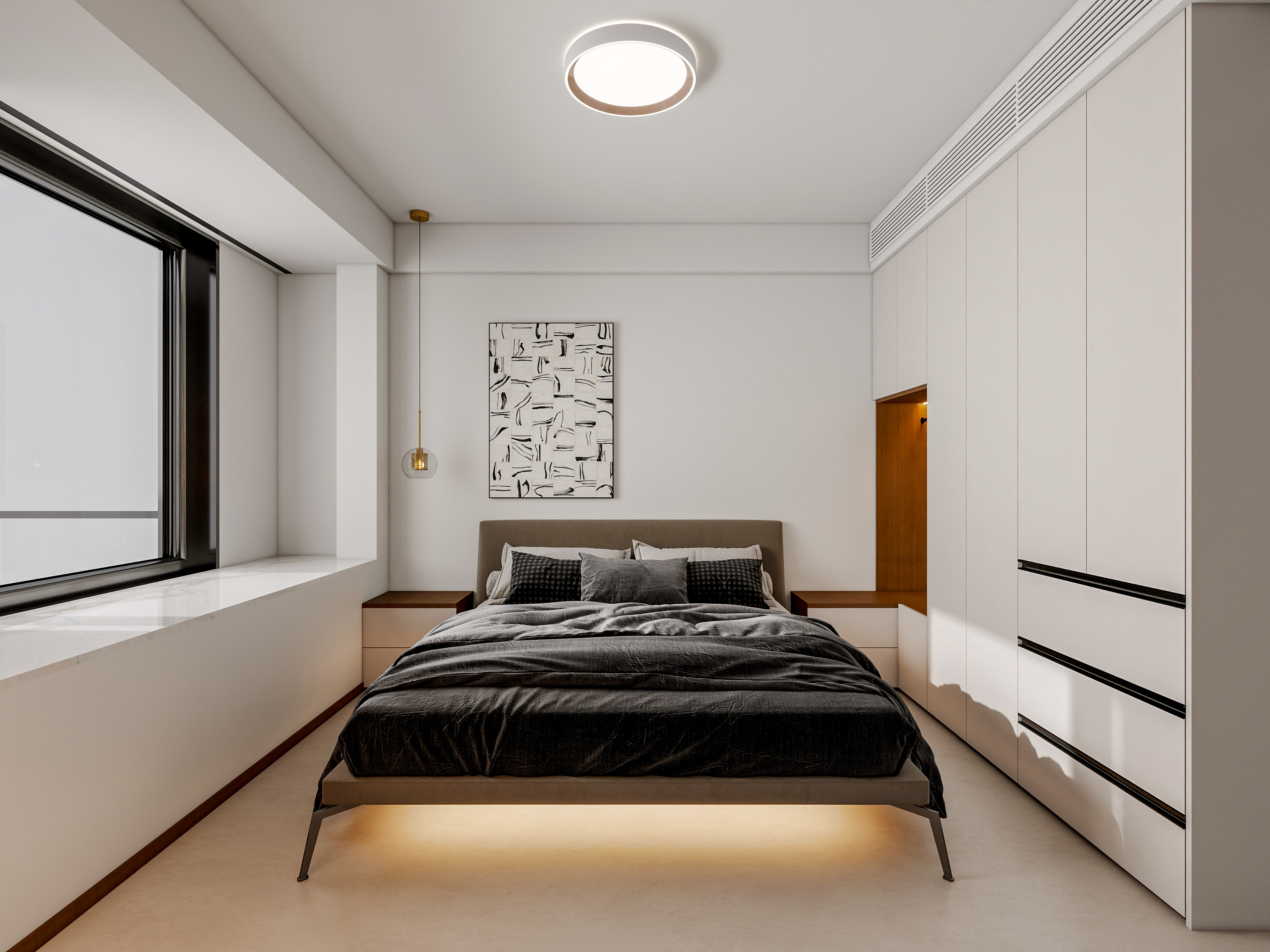 四川成都花间君邸（603平方现代极简底跃四居室）-80