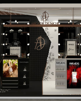 Arcadie de Niche Perfumes Stand