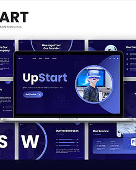 初创企业演示模板