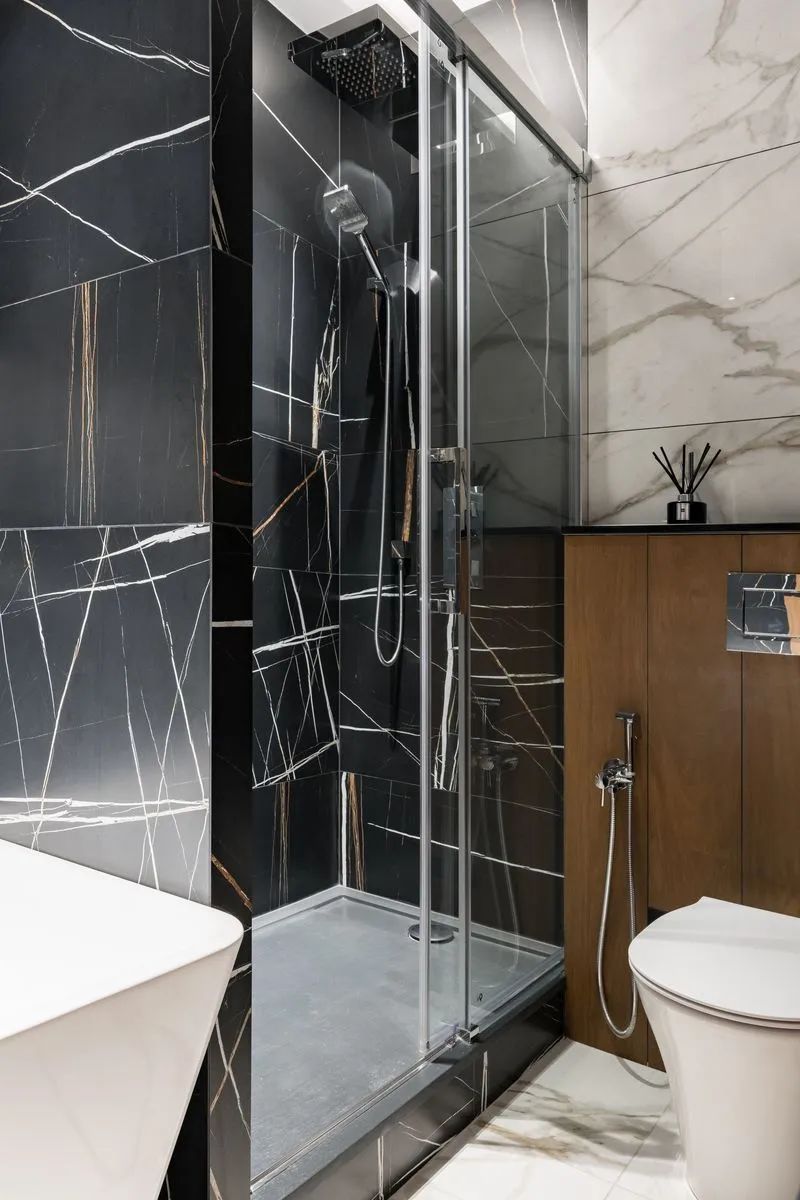 川谷堂 104㎡现代简约二人居丨Yulia Fambulova-35