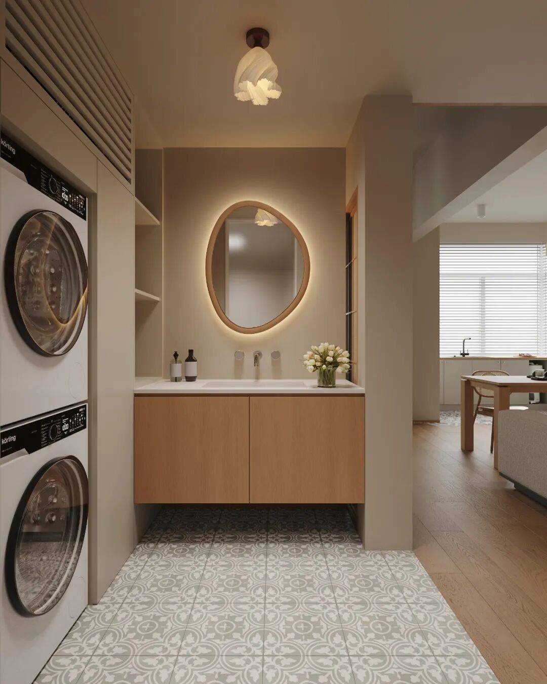 深圳如愿空间设计丨罗湖水产大厦61㎡，一家五口不将就的“生活提案”-11