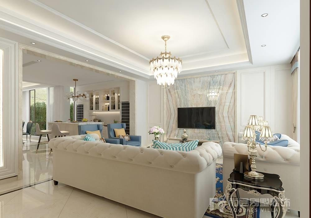 东莞卓越蔚蓝山 轻奢风实景案例-0