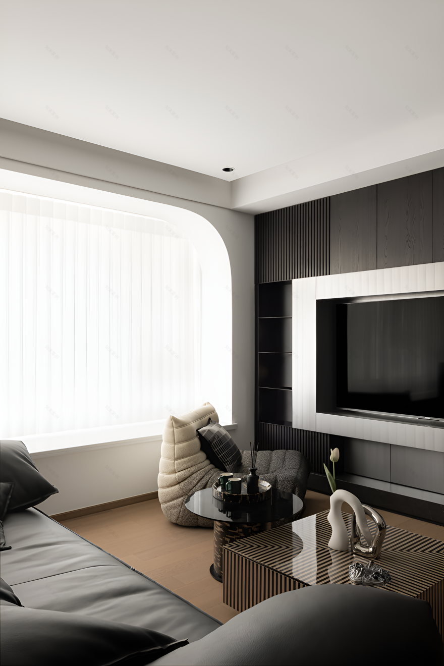 非黑即白丨中国杭州丨U·S interior design-3