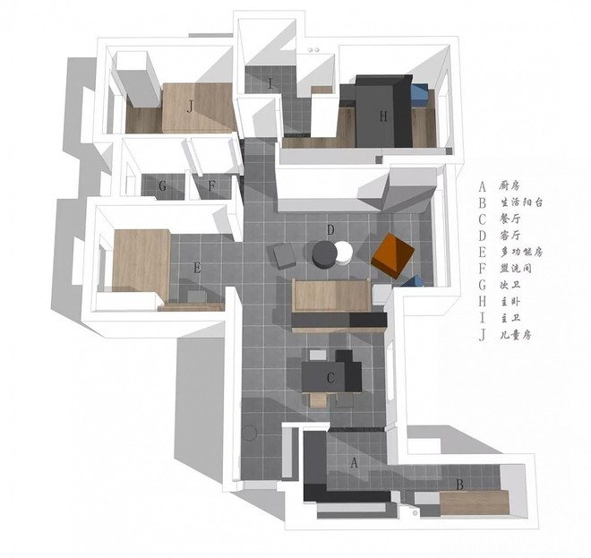 30万元三居100平米装修案例丨欢乐佳园装饰-22
