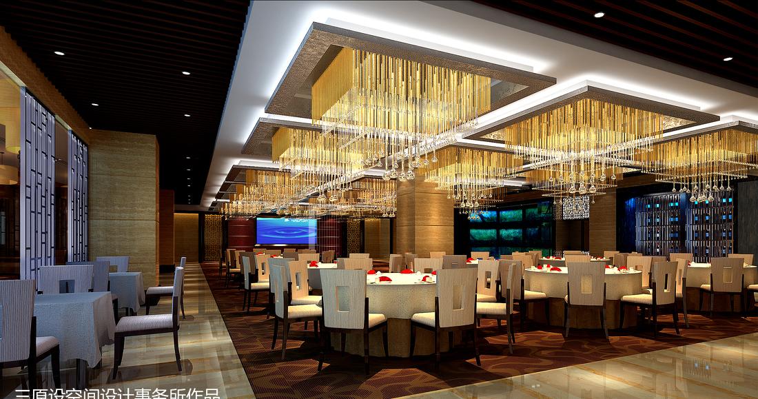 珠海酒楼餐厅——现代中式高端餐饮空间-14