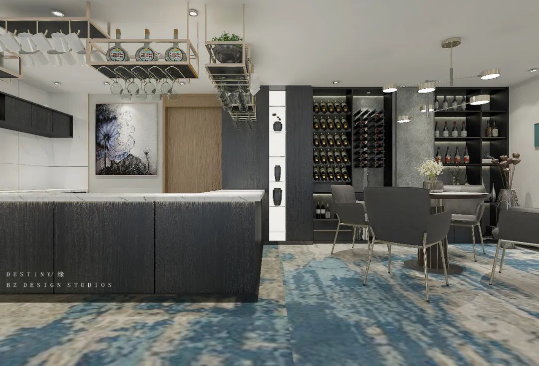 缘起东方 | 盐城行政酒廊的山水墨韵-5