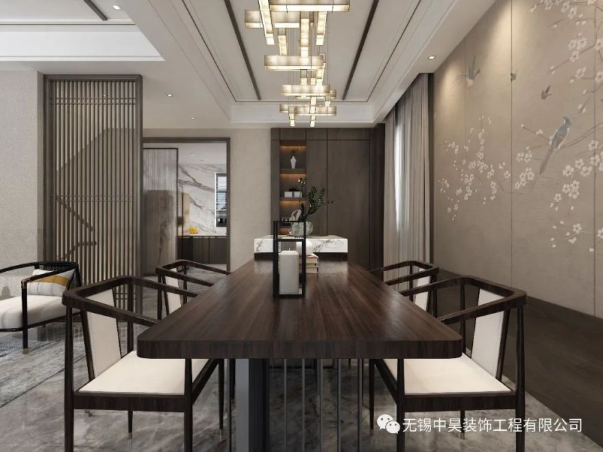 金轮·湖晓兰庭 | 现代中式风格别墅设计-33