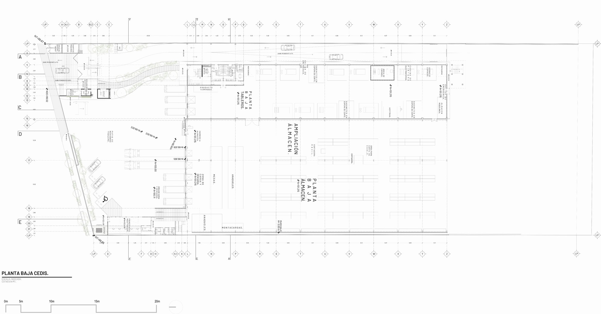 墨西哥 ABSA 总部办公建筑 | 工业风中的和谐环境-30