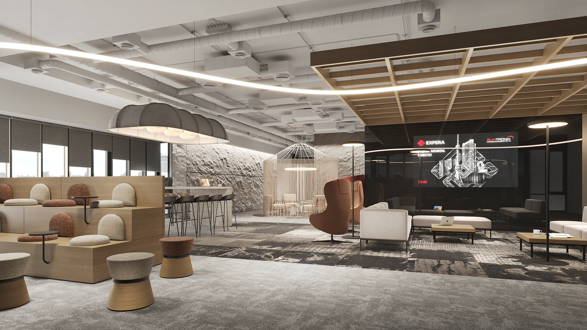 OFFICE VISUALISATION(办公室室内可视化)丨OFFCON-8