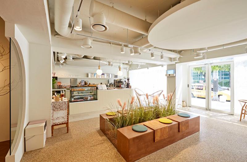 50 平温馨烘焙咖啡馆，韩式简约风格室内设计-5