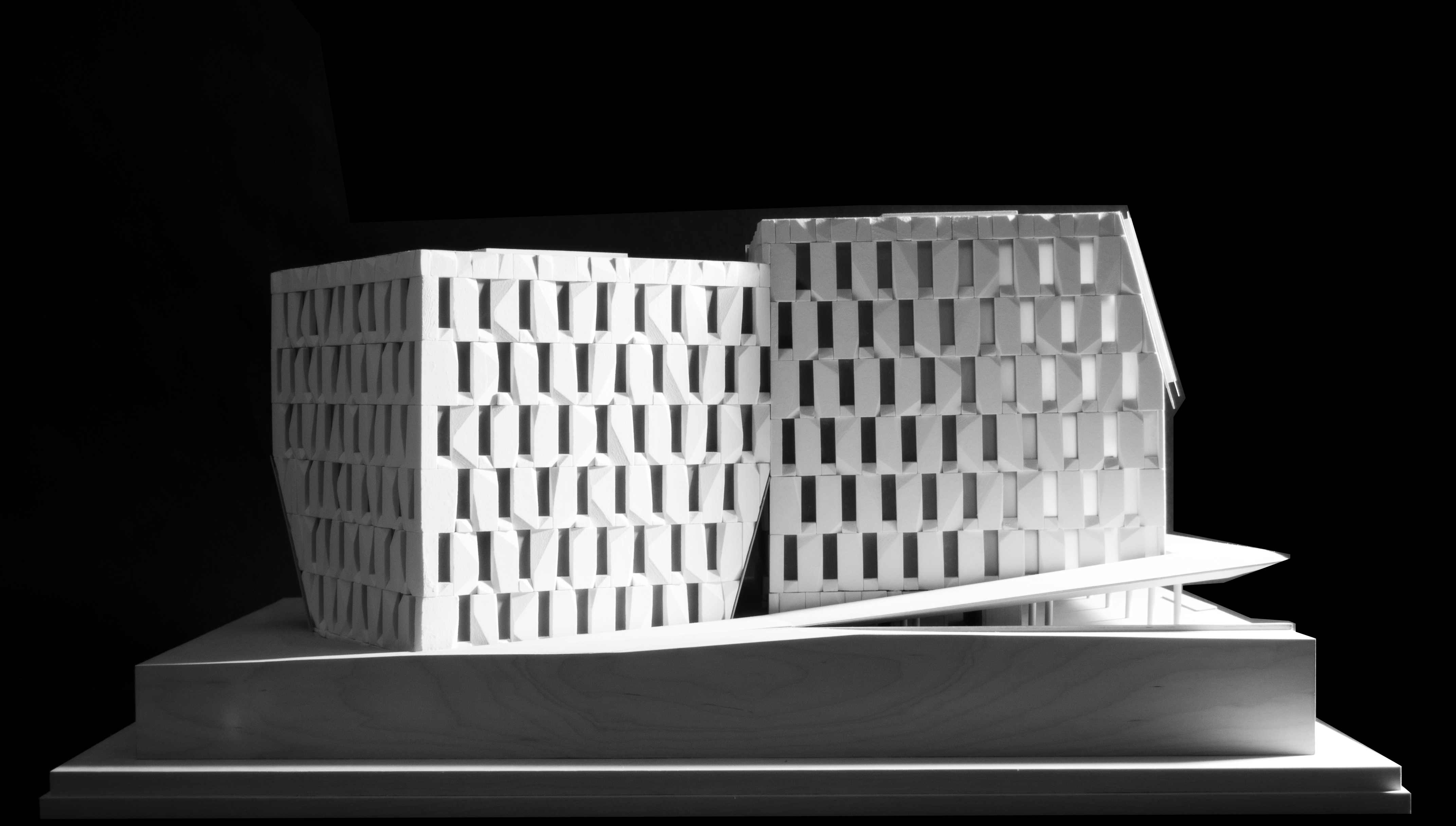 鄂尔多斯旋转立方体办公楼-19