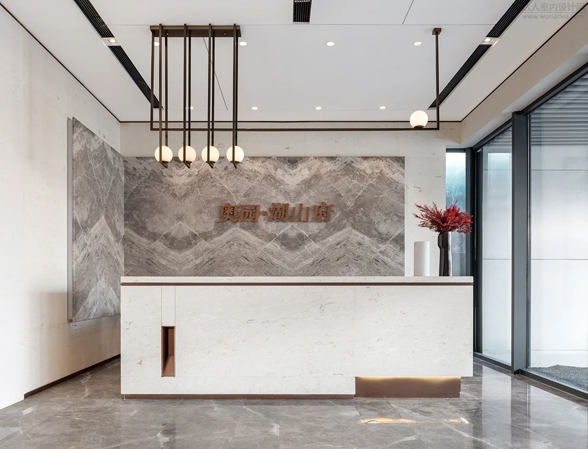  观致设计丨奥园湖州道场乡营销中心与样板间 室内设计 丨中国浙江-3