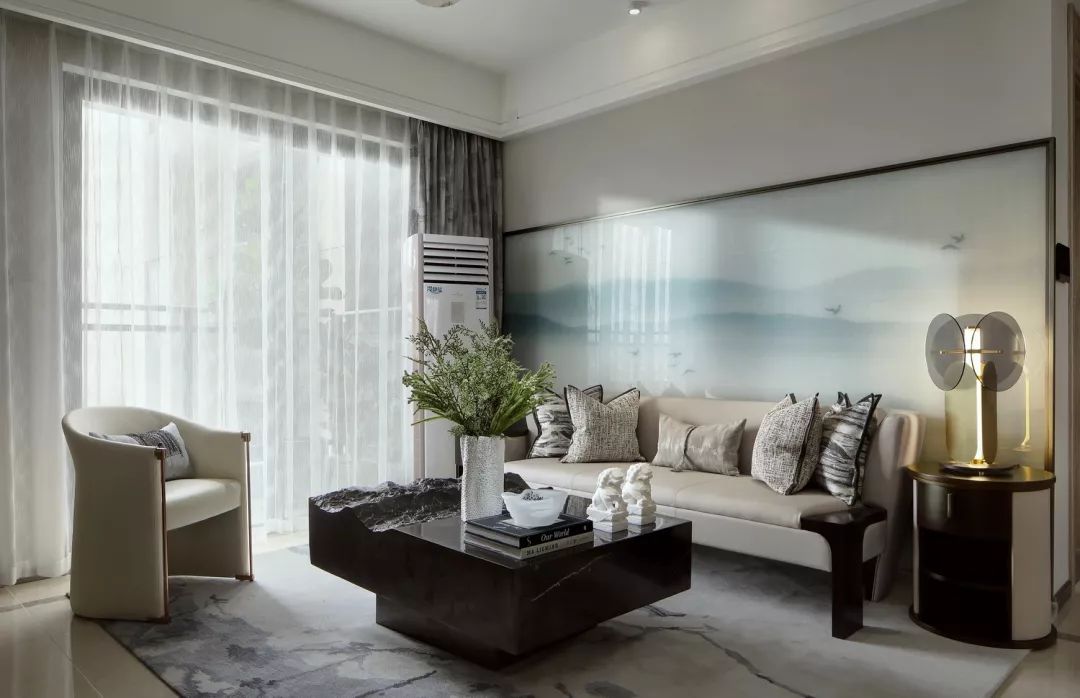 融创东莞黄江晨熙花园现代中式住宅样板房-9