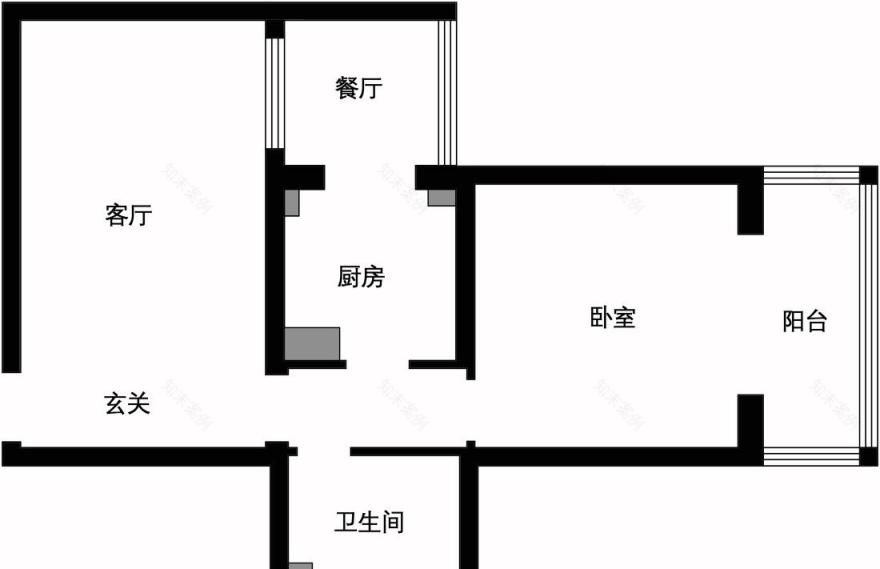 独居女孩的蓝色谧境 · 舒适公寓设计-0