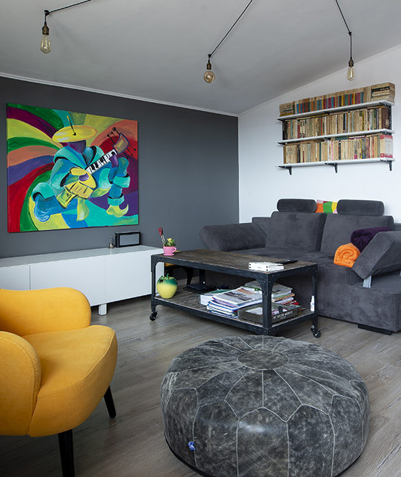 基于画作的布加勒斯特阁楼室内装修丨罗马尼亚布加勒斯特-1