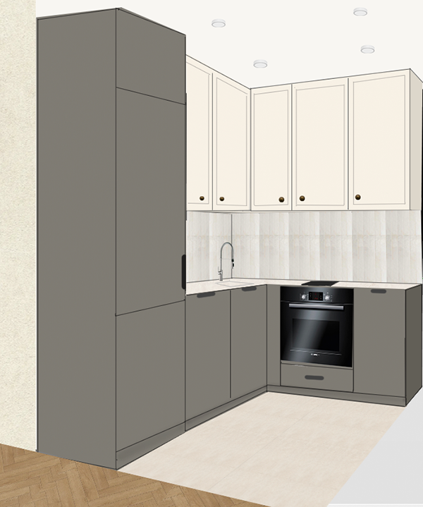 Дизайн-проект 50м2, г. Новочеркасск-2