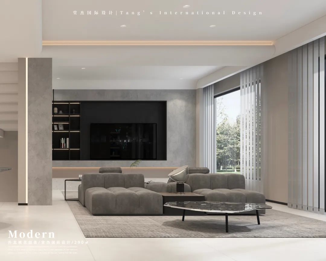 现代简约升龙桃花园著别墅丨中国南京丨堂杰国际设计-23