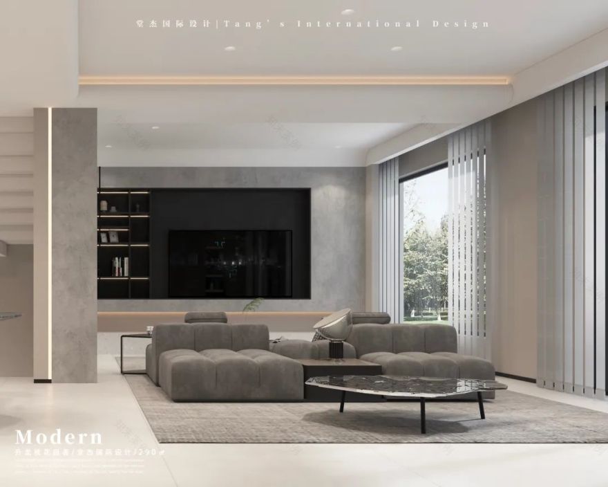 现代简约升龙桃花园著别墅丨中国南京丨堂杰国际设计-23