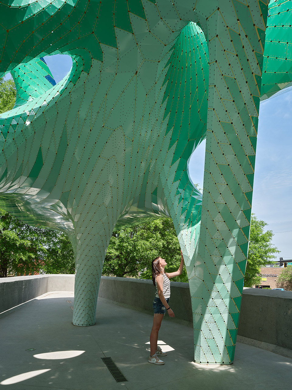 Pier 865公共艺术装置丨美国诺克斯维尔丨MARC FORNES,THEVERYMANY-35