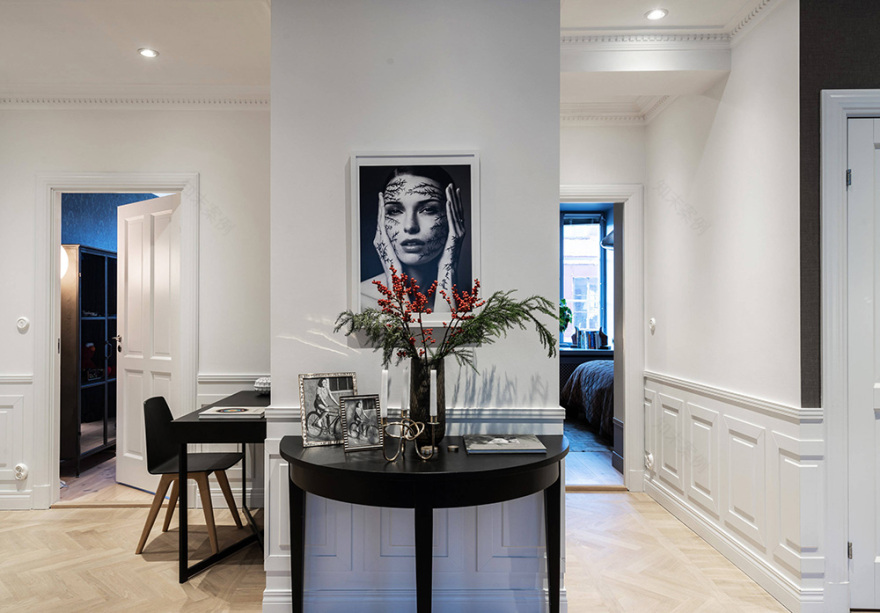 斯德哥尔摩温馨北欧公寓设计-14