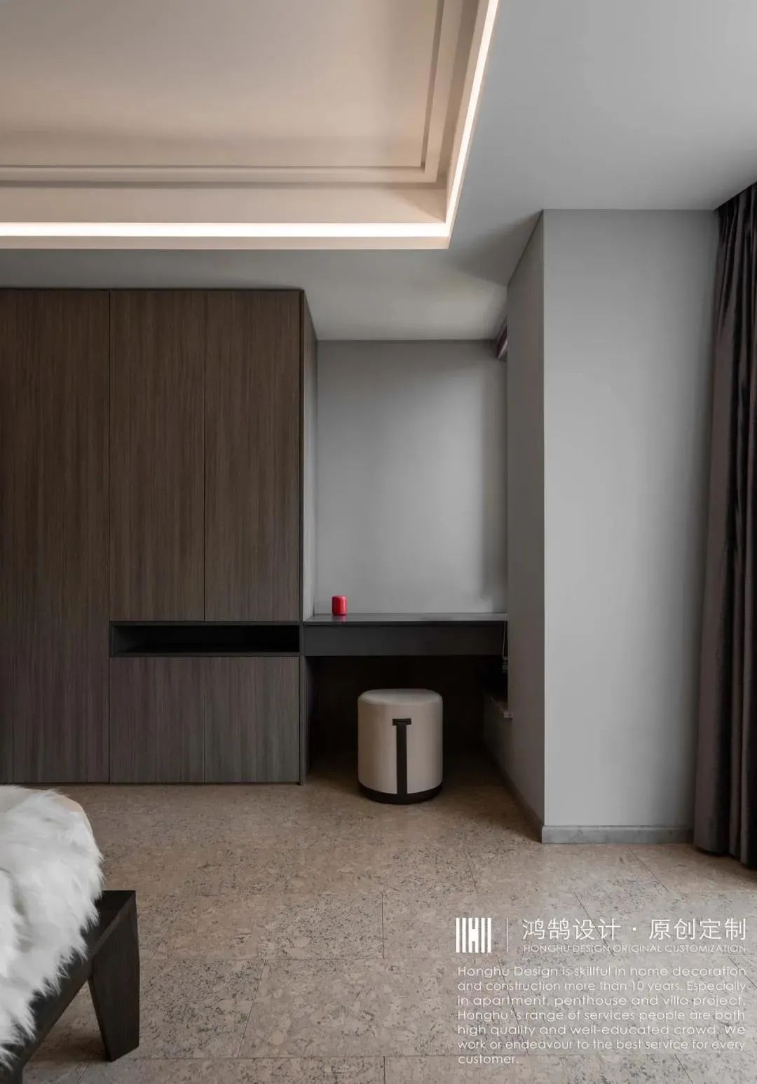 梵调 | 三代同堂的 230 平现代简约之家-54