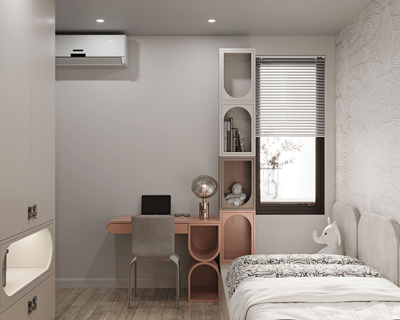 小空间公寓设计 明亮的配色打造出凉爽夏日-16