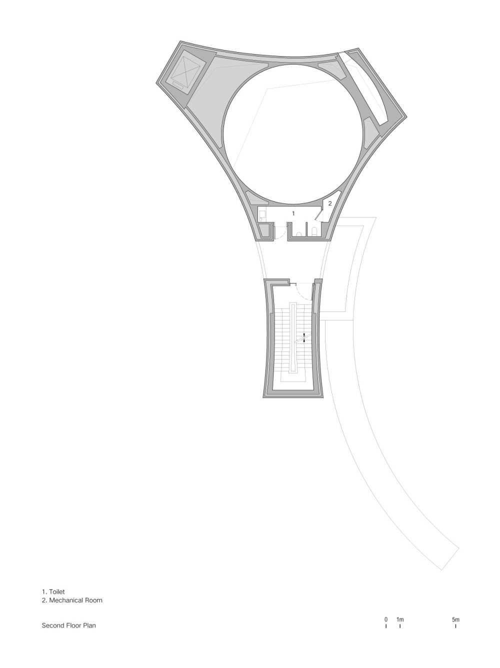 降落在阿那亚广场上精密音乐盒子的混凝土礼堂设计丨中国秦皇岛丨直向建筑-36