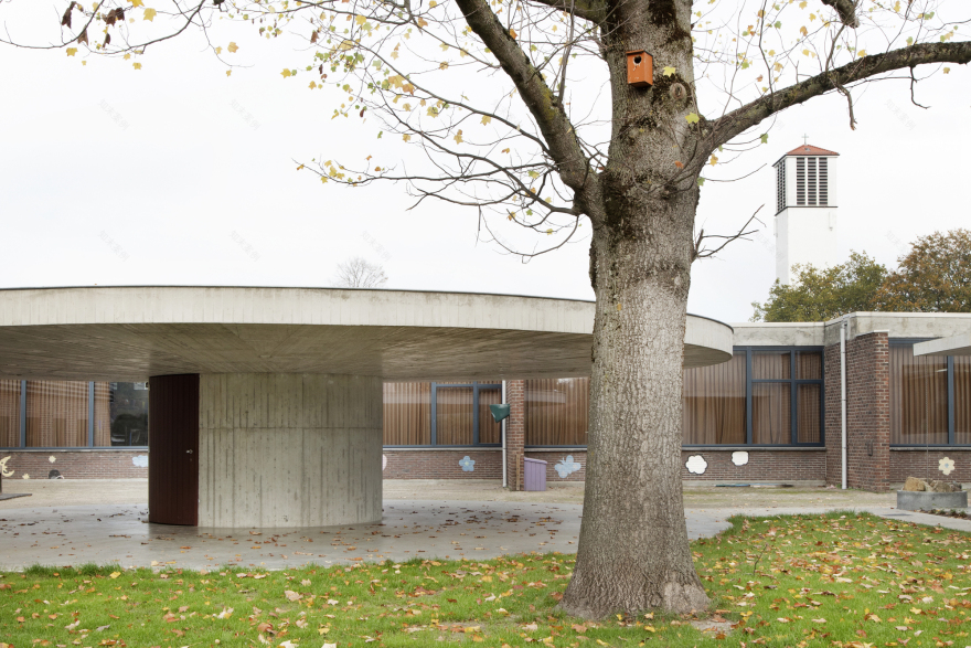 混凝土幼儿园+天篷丨比利时丨BOT architektuurcollectief-21