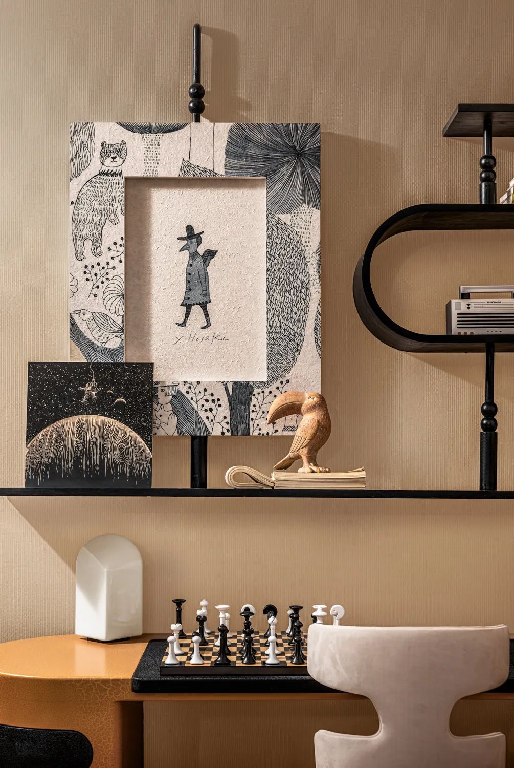 则灵艺术x首发|245㎡空中藏品级塔尖艺术豪宅一当代奢华云端大宅范式!-80