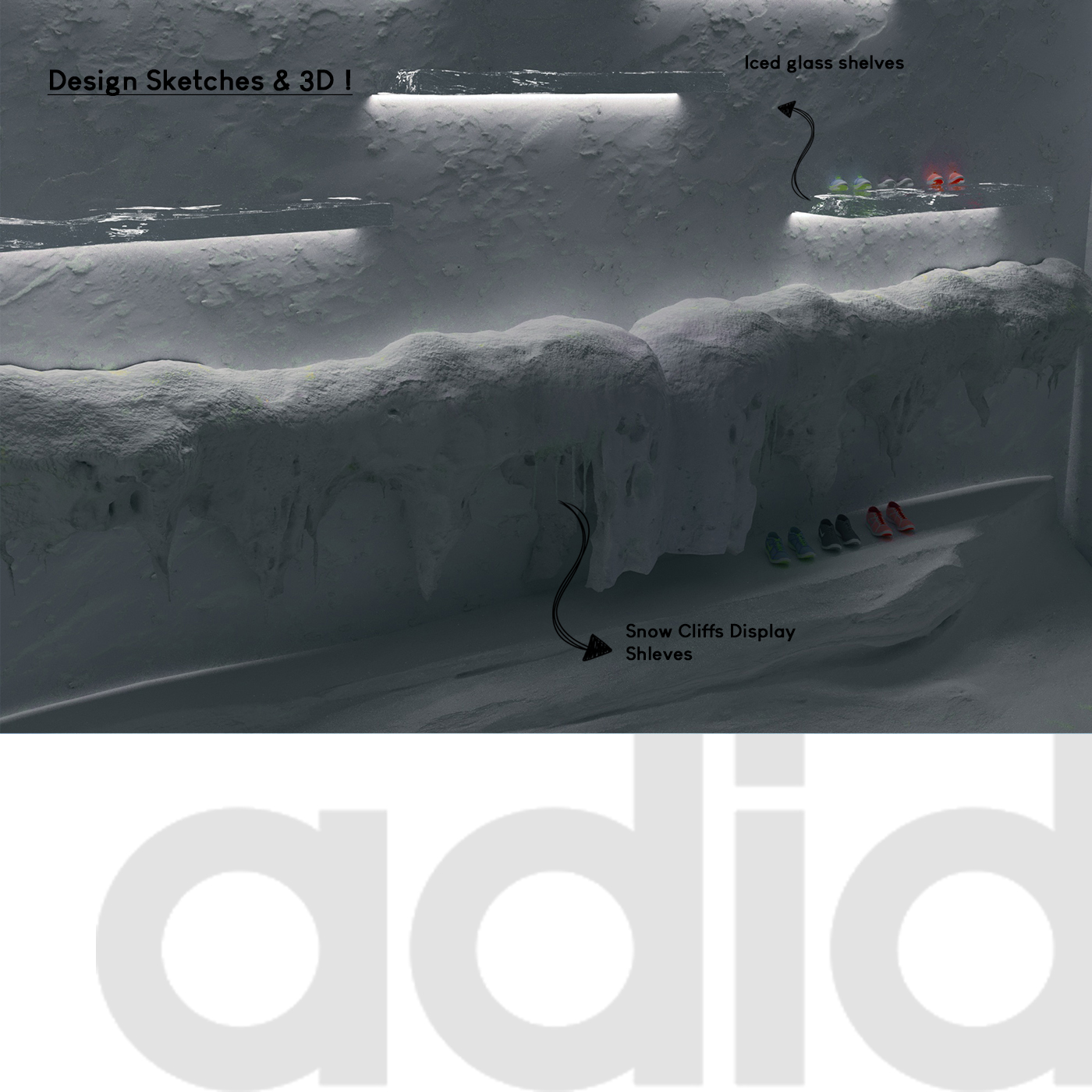 Adidas Sustainable Shoes Branch Interior Design-15