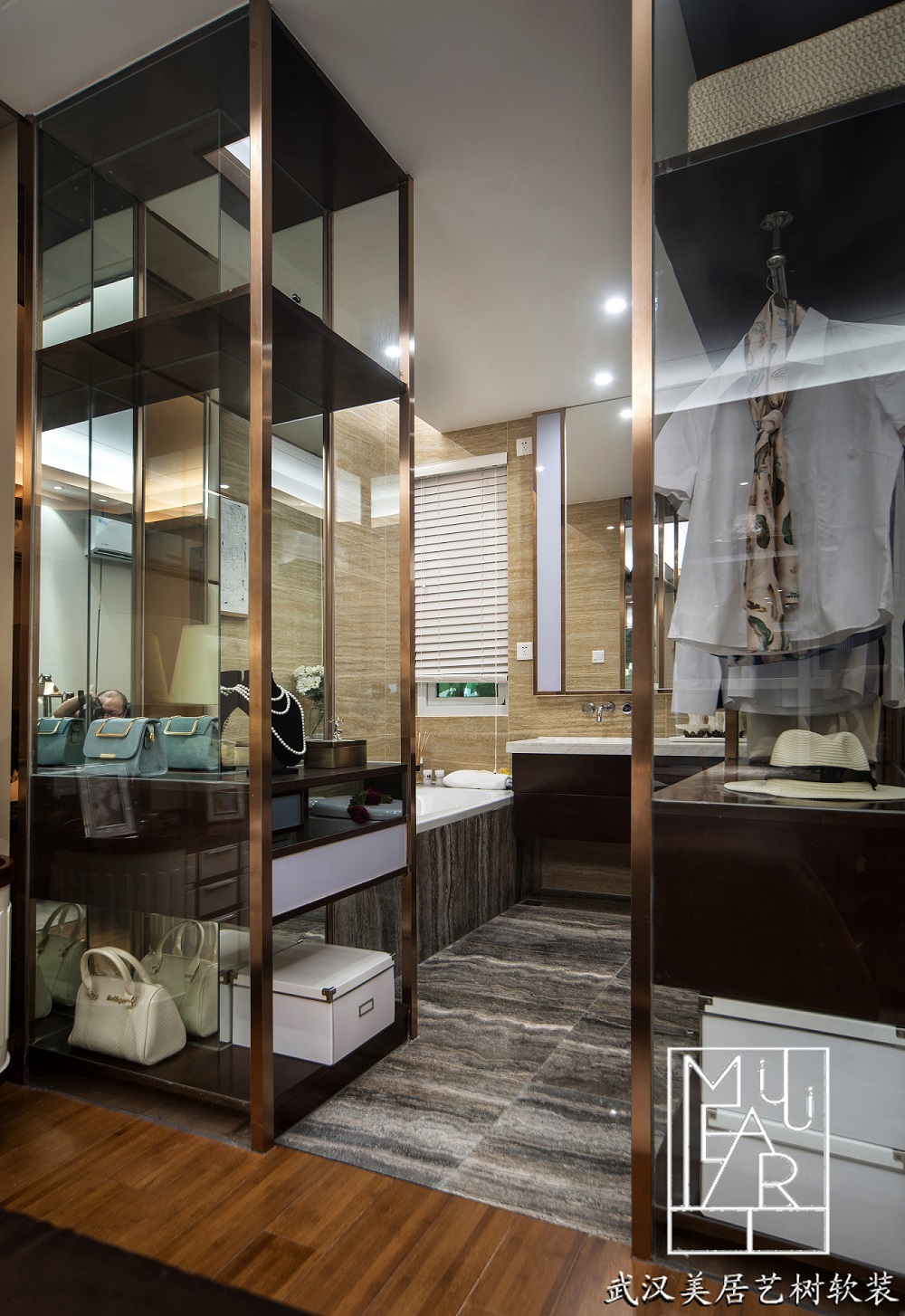 现代港式风格打造 100㎡优雅轻奢空间-26