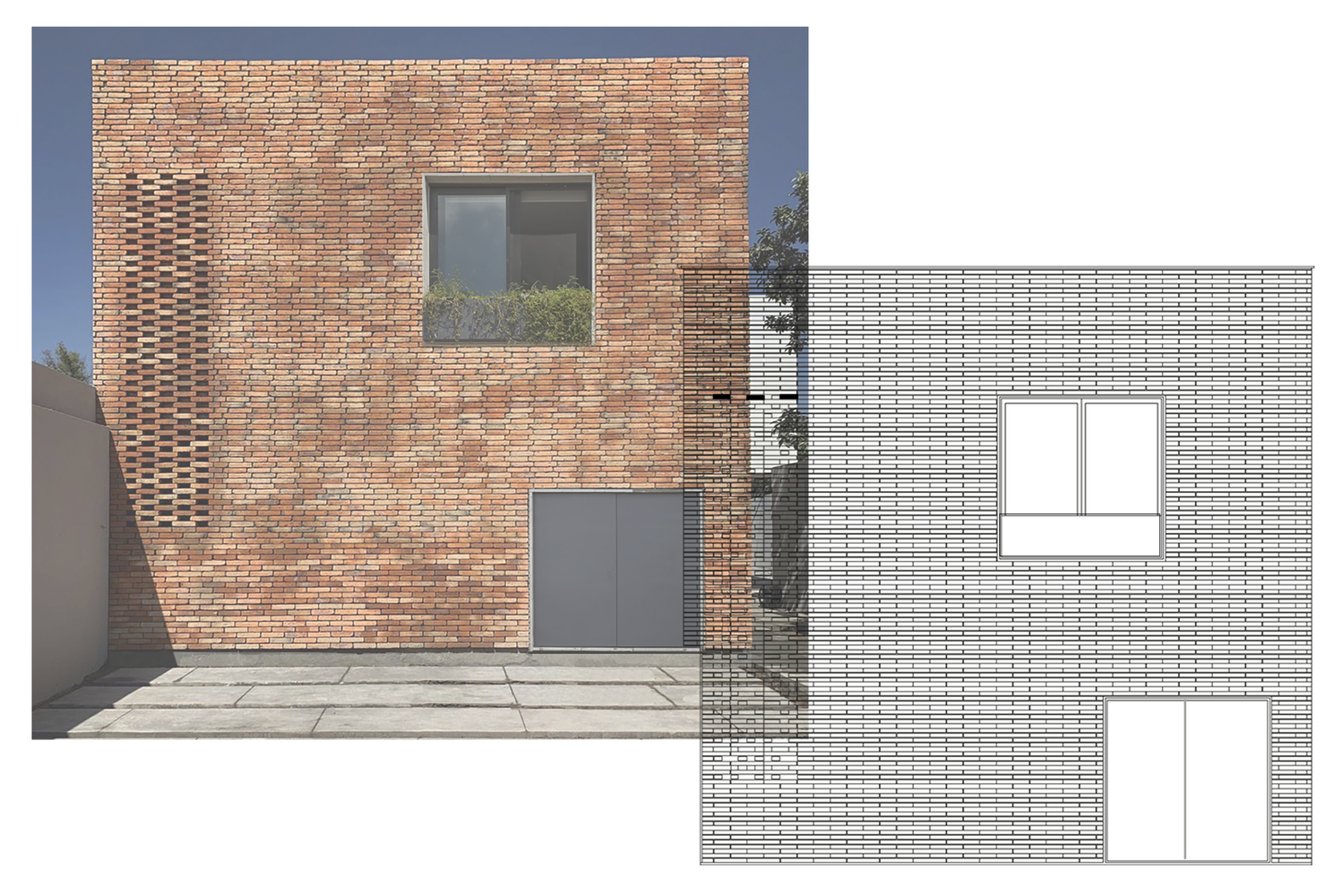 灵活空间满足家庭成长需求的双元素建筑-43