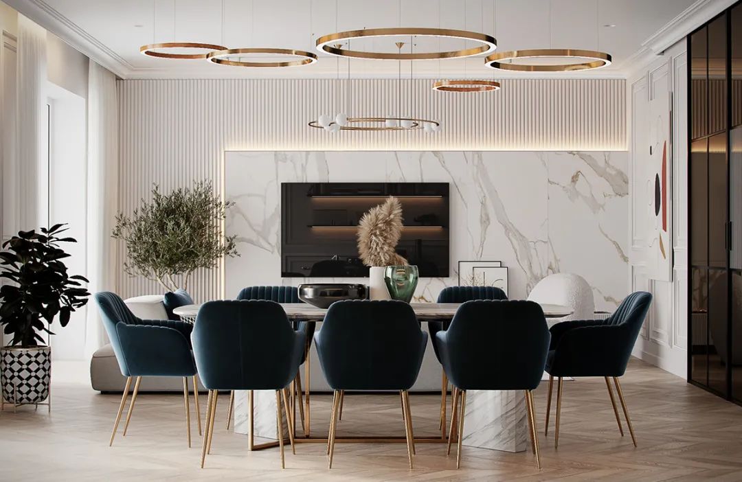 轻奢新古典,现代空间的优雅艺术丨HPISD-17