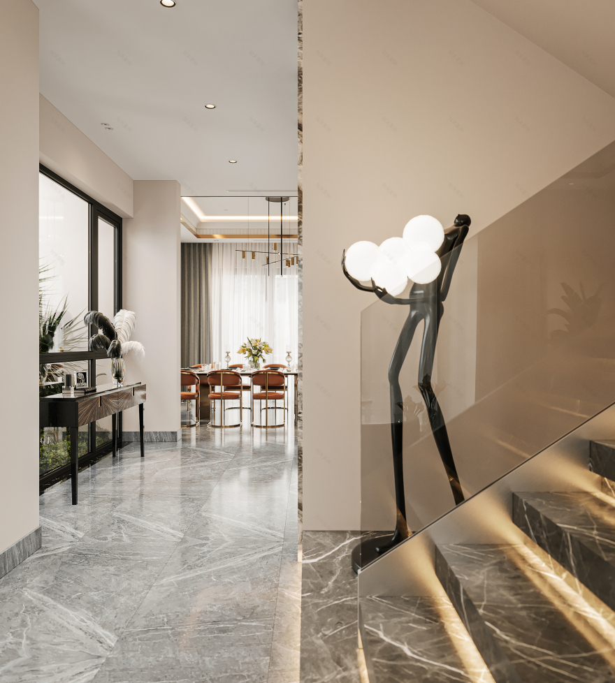 VILLA D · COSTAL CITY 客厅厨房设计丨越南海防丨Quan Xuan-17