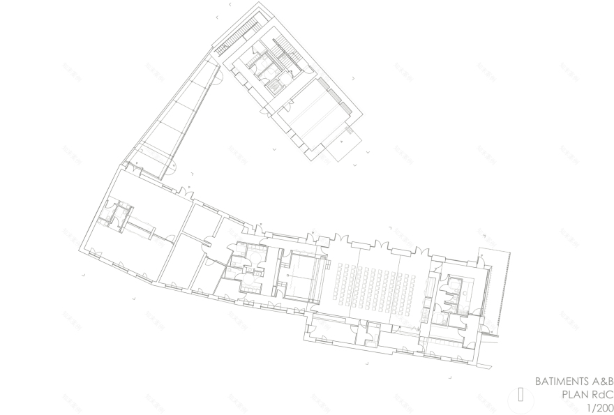 Rotation Workshops 多功能厅和协会大楼丨法国丨ACAU Architects-15