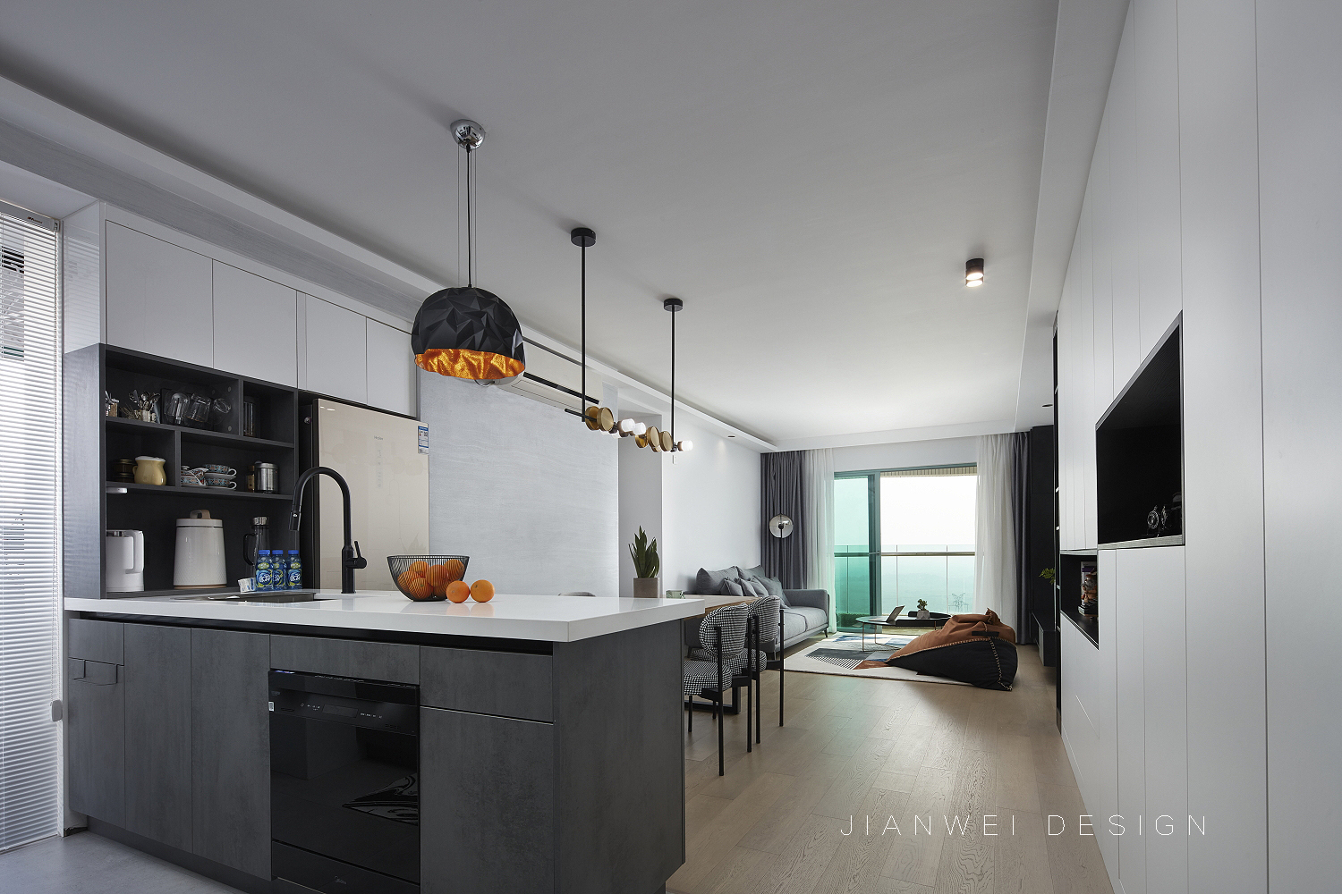 现代简约深圳宅，开启无敌看海模式-34