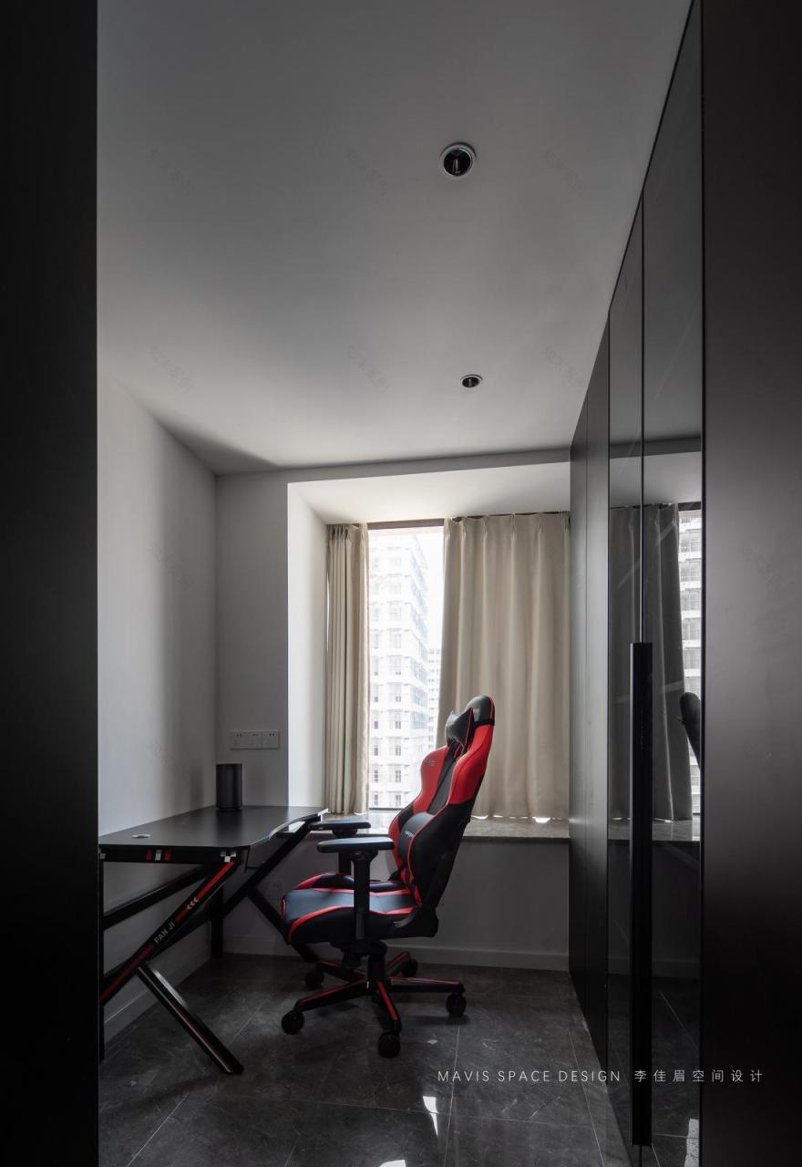 黑白灰简约空间 · 精装房改造案例-51