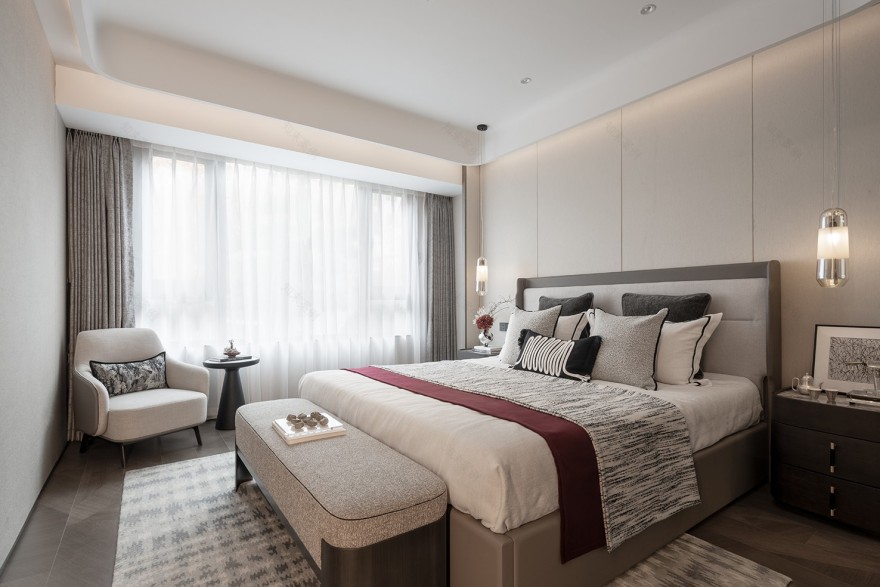 建业×滨河上郡样板间丨中国商丘丨河南素颜软装设计有限公司-37