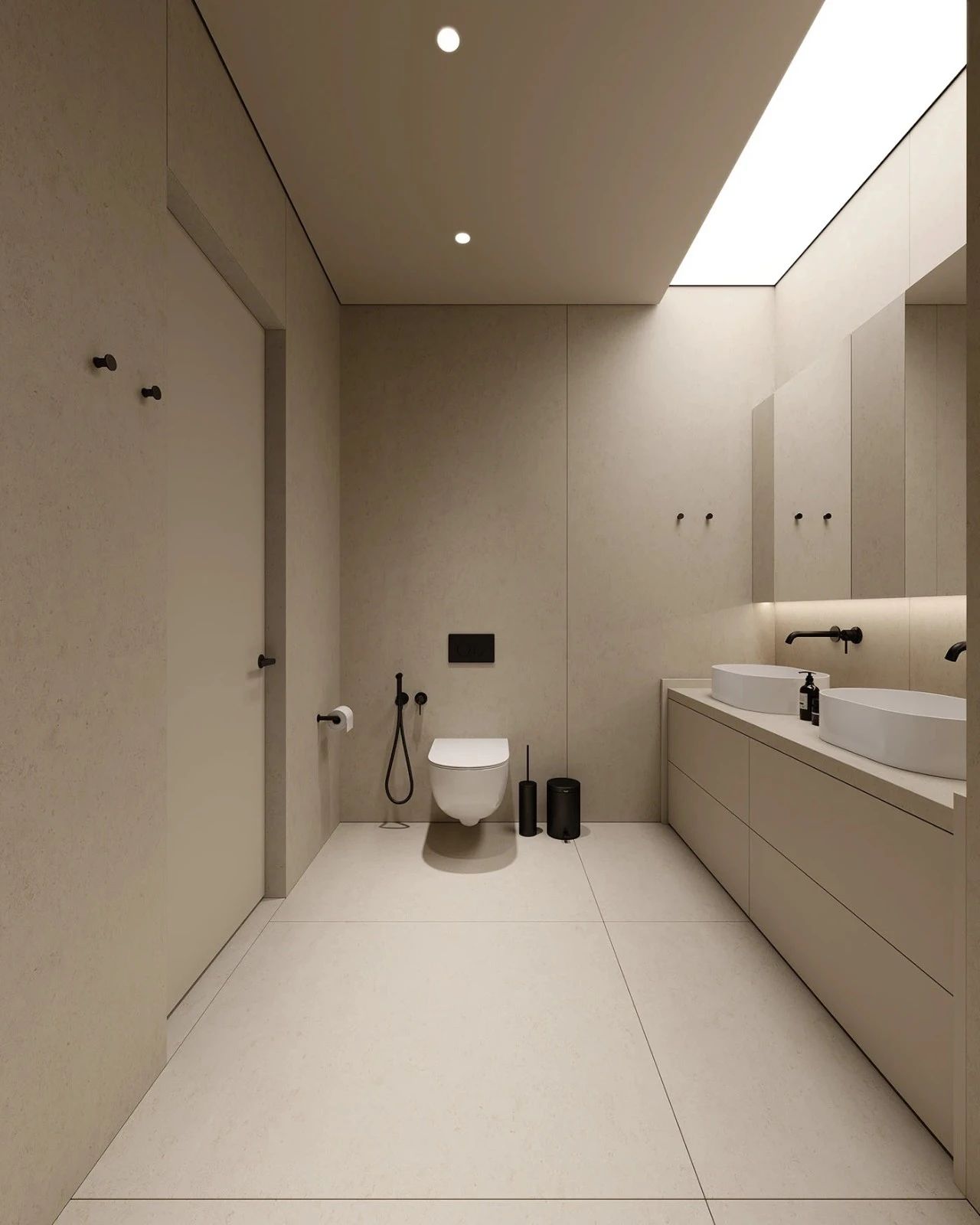 原木系奶油风极简空间loft公寓设计丨URSA STUDIO-56