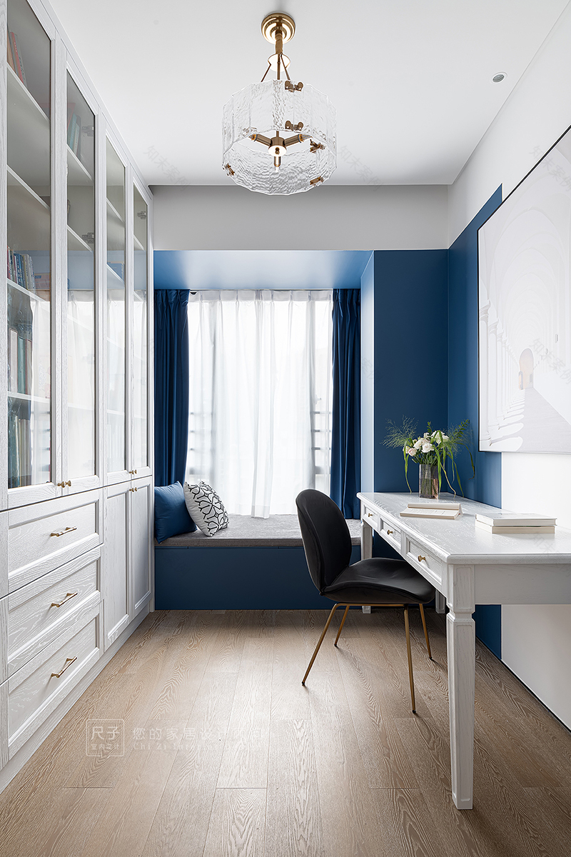 复古雕花+大胆撞色,告别平庸精装房丨中国深圳丨尺子室内设计-44