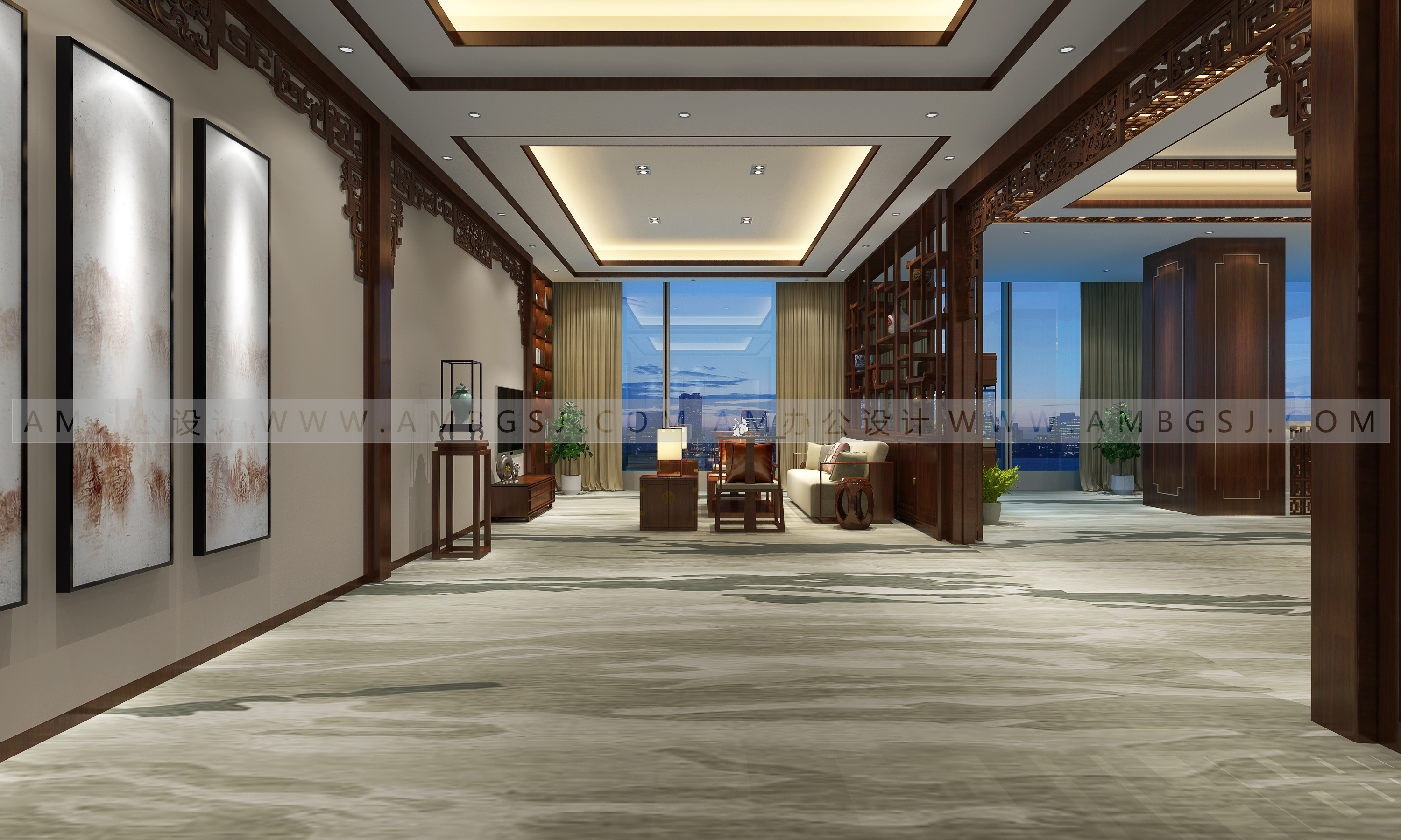 办公设计-英皇集团中心办公楼设计-AM设计-1