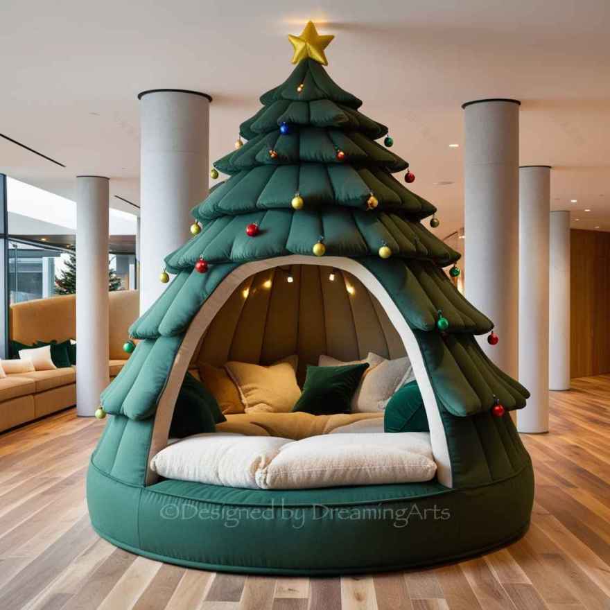 Christmas Tree Lounging Den(圣诞树休闲窝)丨FuturisticDecors-140