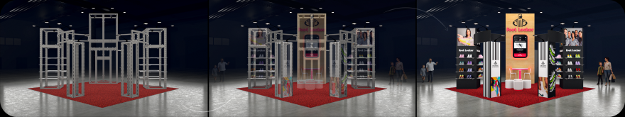 FOOT LOCKER贸易展展位提案设计-8