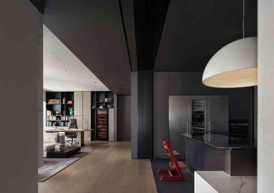 炫酷摩登的精装房改造-241