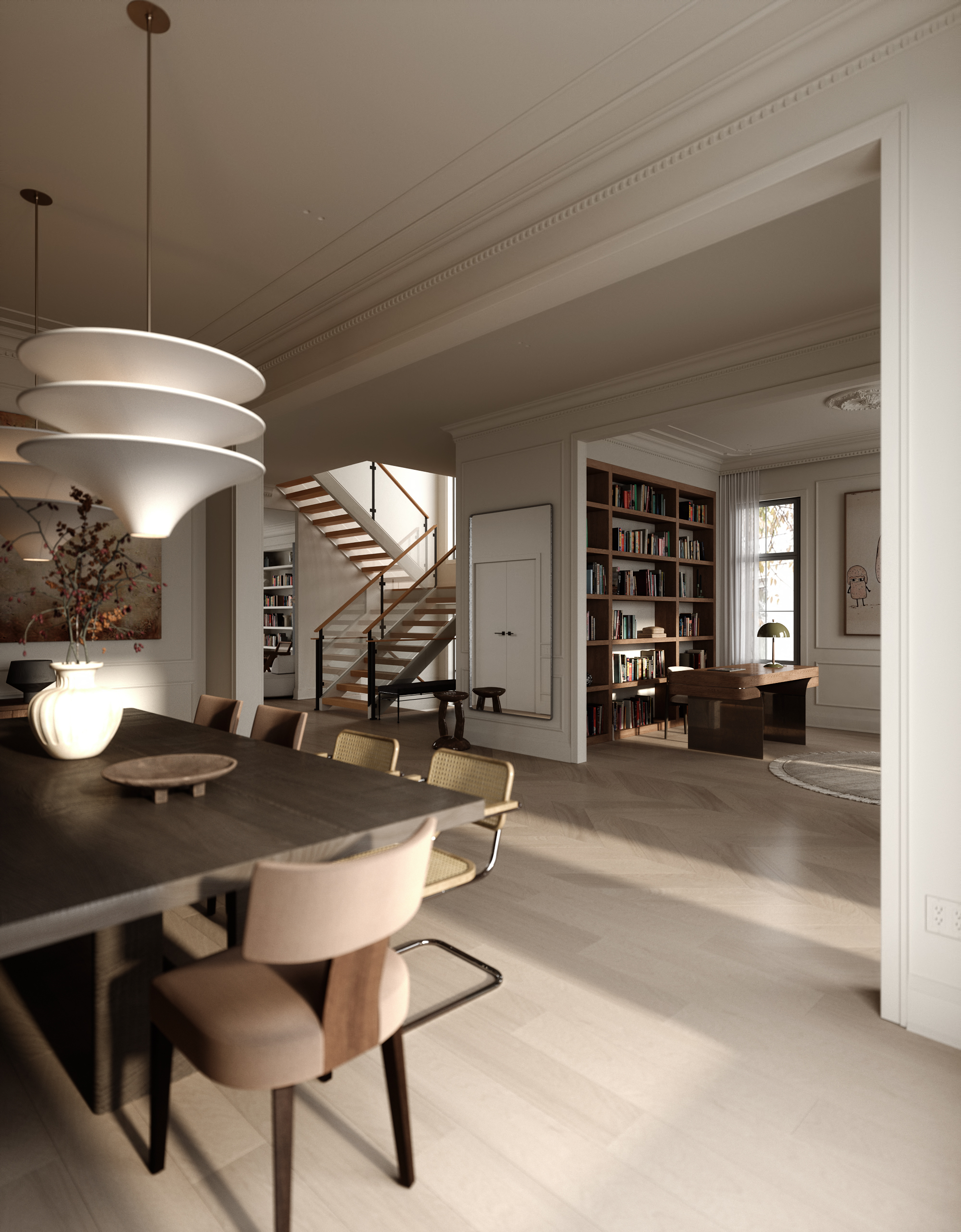新泽西450平方米住宅室内设计丨美国新泽西丨ADD DESIGN-10