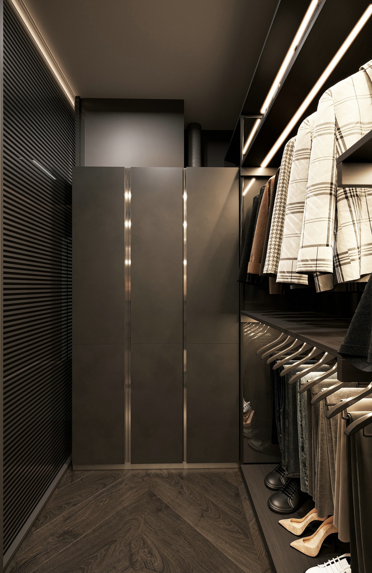 90㎡高级黑室内设计-26